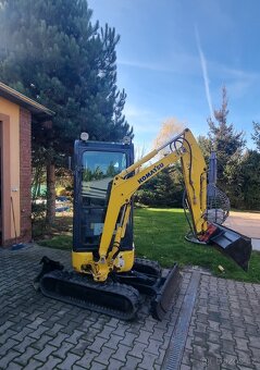 Minibagr Komatsu PC16R-3HS rok 2019 Svahovka + podkop - 2