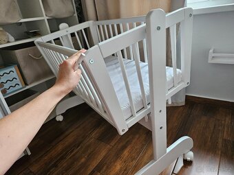 Bukova kolebka s kokosovou matraci - 2