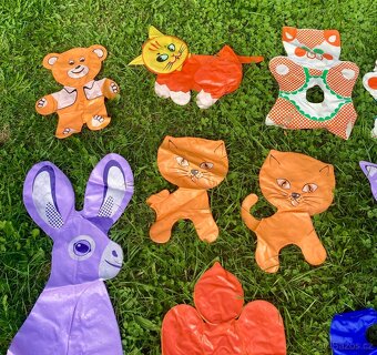 Retro dětské nafukovací hračky - 2