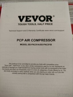 PCP kompresor nový Vevor - 2
