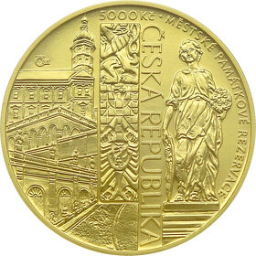 Zlatá mince ČNB 5000 Kč: MIKULOV PROOF - 2