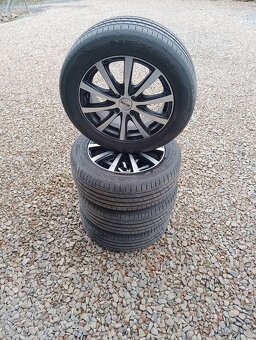 Alu kola Platin P69 4x108 + letní pneu - 2