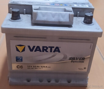 Autobaterie VARTA SILVER Dynamic 12V 52Ah 520A - 2