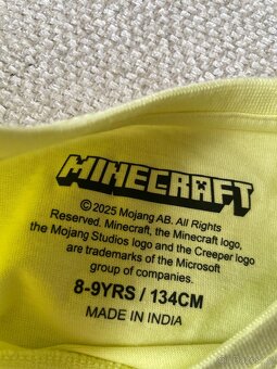Minecraft tričko 134 pro dvojčata - 2