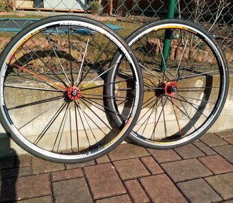 Mavic Ksyrium SL - zapl. Alu silniční kola, jen 1485 g. - 2
