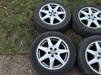Alu Kola 5x100 R16 6,5J 16H2 ET 35, 205/55R16 91H ZIMNÍ SADA - 2