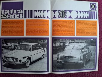 Tatra 603 dobový firemní prospekt r.1970 - 2