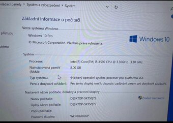 Herní PC- i5 4590 3,30Ghz/RAM 8GB/GTX 750Ti 4GB/SSD 240GB/ - 2