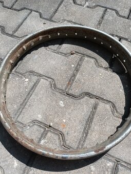 Jawa Pionýr pneu a ráfek - 2