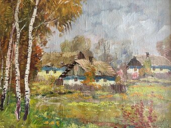 Obraz Josef Těšík, Vysočina olej na plátně 55x64 - 2