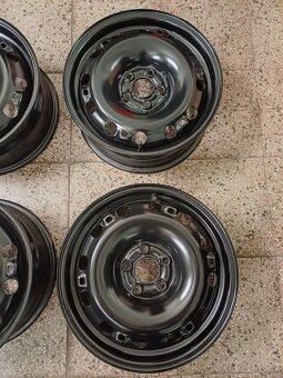 Plechové disky 5x100, ET38, R15 Škoda, Audi, VW, Seat - 2