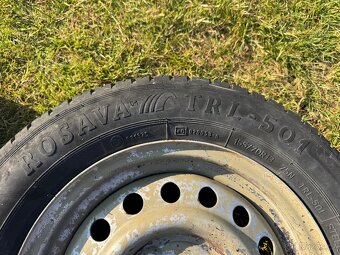 Kompletní kola na přívěsný vozík 155/70 R13, rozteč 4x100 - 2