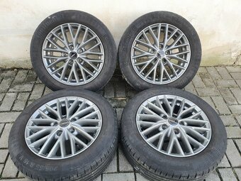 Alu kola 5x112 r16 7j et50 letni pneu 205/55/16 - 2