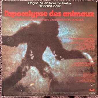 Vangelis — L'Apocalipse Des Animaux. LP - 2