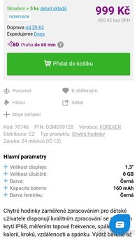 Dětské chytré hodinky - 2