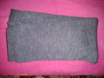 Šedé punčochy, kamaše - vel. XXXL - 2