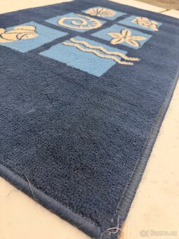 Koberec modrý mořský motiv 600x1080 mm - 2