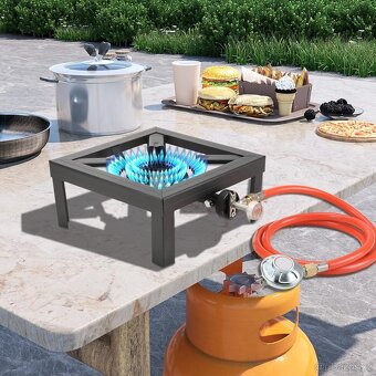 Plynový taburetový vařic vč. připojovací sady, 8 kW - 2