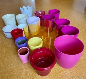 Barevné květináče pro pokojové rostliny - 2