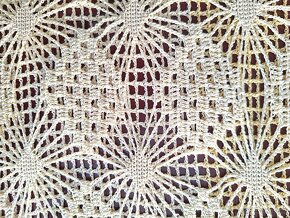 NÁDHERNÝ STAROŽITNÝ, HÁČKOVANÝ POVLAK NA POLŠTÁŘ 54x34cm - 2