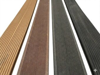 WPC dřevoplastová prkna HNĚDÁ - plný profil - 2