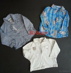Košile, trička, šortky pro kluka 68-74,74-80,80-86 - 2