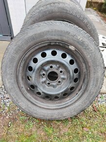 Plechové disky s pneu 195 65 R15 (kola) Mazda Hyundai Kia - 2