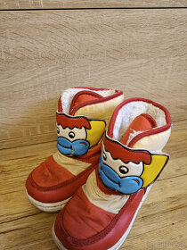 Dětské zimní boty vel, 24 modré, 27 (červené) - 2