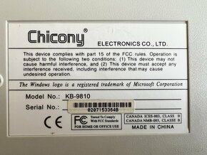 PS 2 klávesnice Chicony KB - 9810 - 2