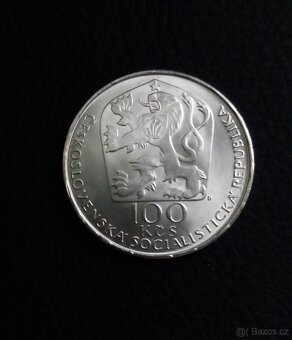 100 Kčs výročí úmrtí Václava Hollara 1977 - 2