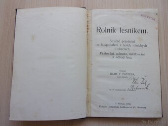 Konrád F. Postupa - ROLNÍK LESNÍKEM - r. 1912 - 2