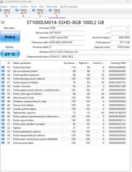 Pevný disk SEAGATE SSHD 1 TB - 2