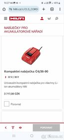 Hilti KOMPAKTNÍ NABÍJEČKA C4/36-90
- 2