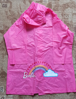 Pláštěnka Barbie růžová dívčí vel. 98/104 - 2