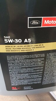 5+1 litry oleje 5W30 Ford - 2
