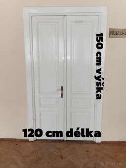 Starožitné zachovalé dveře - 2