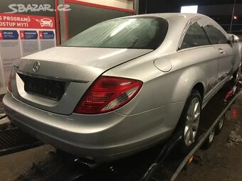 MERCEDES BENZ CL500, W216, 285KW,N.D.,DOKLADY,2007 - 2