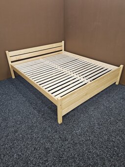 Prodám nové postele zvýšené 140x200cm s roštem - 2