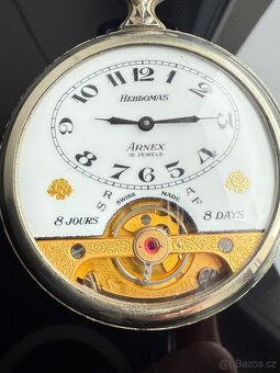 Starožitné 8denní hodinky HEBDOMAS 1900 - 2