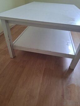 Prodám bílý stolek IKEA HEMNES - 2