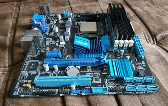 Asus M5A78L-M, AM3+, AMD FX-8300, 32GB RAM DDR3. - 2