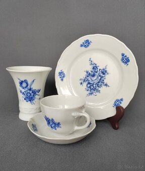 Sada starožitného porcelánů: trio Bavaria a váza Kaiser - 2