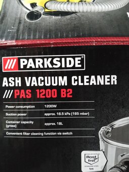 Vysavač na popel Parkside - 2