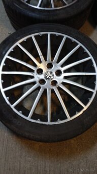 Alu Toora 17" 5x98 Alfa romeo sada černostříbrná - 2