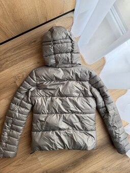 Stříbrná teplá bunda vel. L C&A - 2