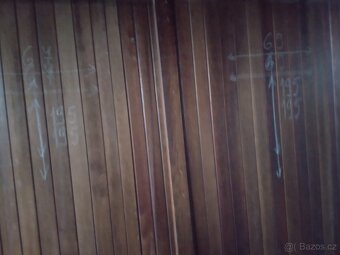 Dřevěné dvoukřídlé dveře - 2