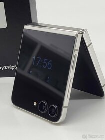 Samsung Z Flip 5 - Bílý - TOP STAV - 2