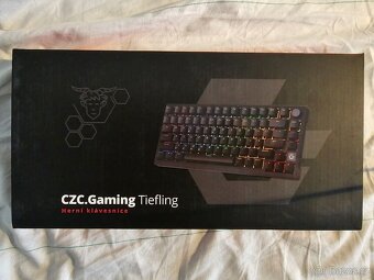 Prodám mechanickou RGB Herní klávesnice CZC.Gaming Tiefling - 2