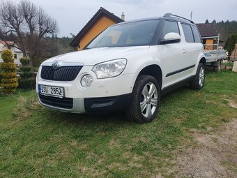 Škoda Yeti 2,0 TDI,103kW, 4x4,94tis km,1.maj,DPH,max výbava - 2