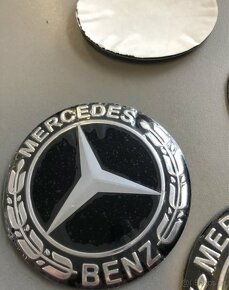 Středové pokličky /samolepky alu kola Mercedes NEW 56 mm - 2